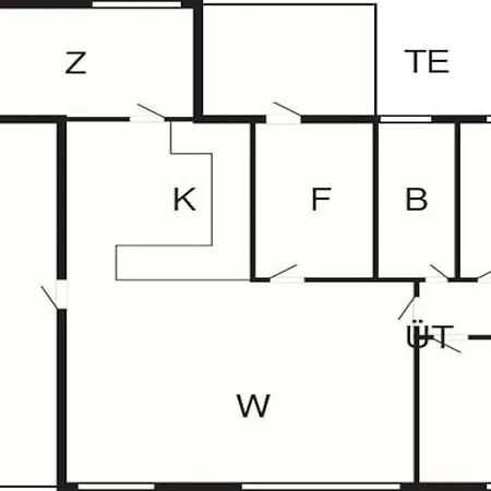 Feriehus 6 Person In Ans By-by Traum Roe